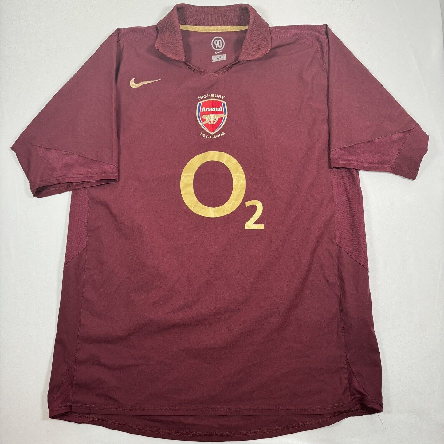 arsenal 2005 2006 home football shirt men s xl 12