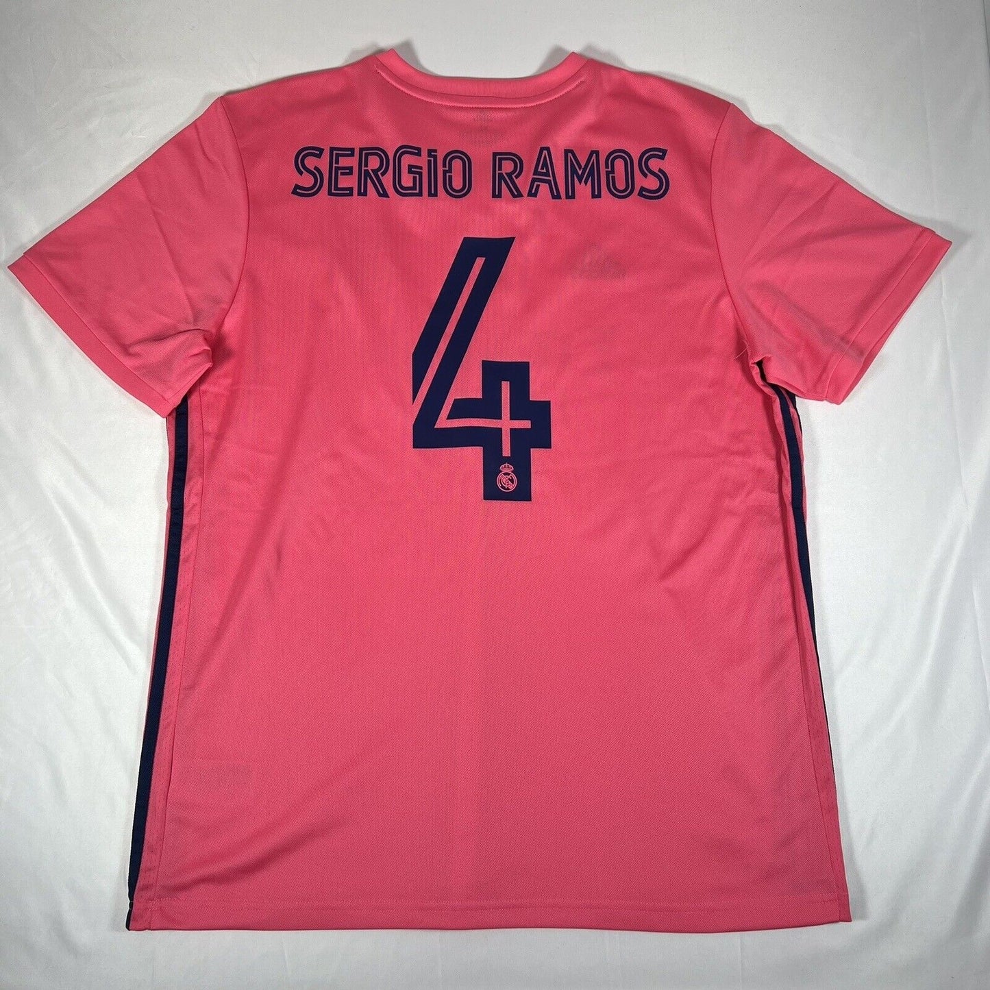 sergio ramos 4 real madrid 2020 2021 away football shirt men s xl 13