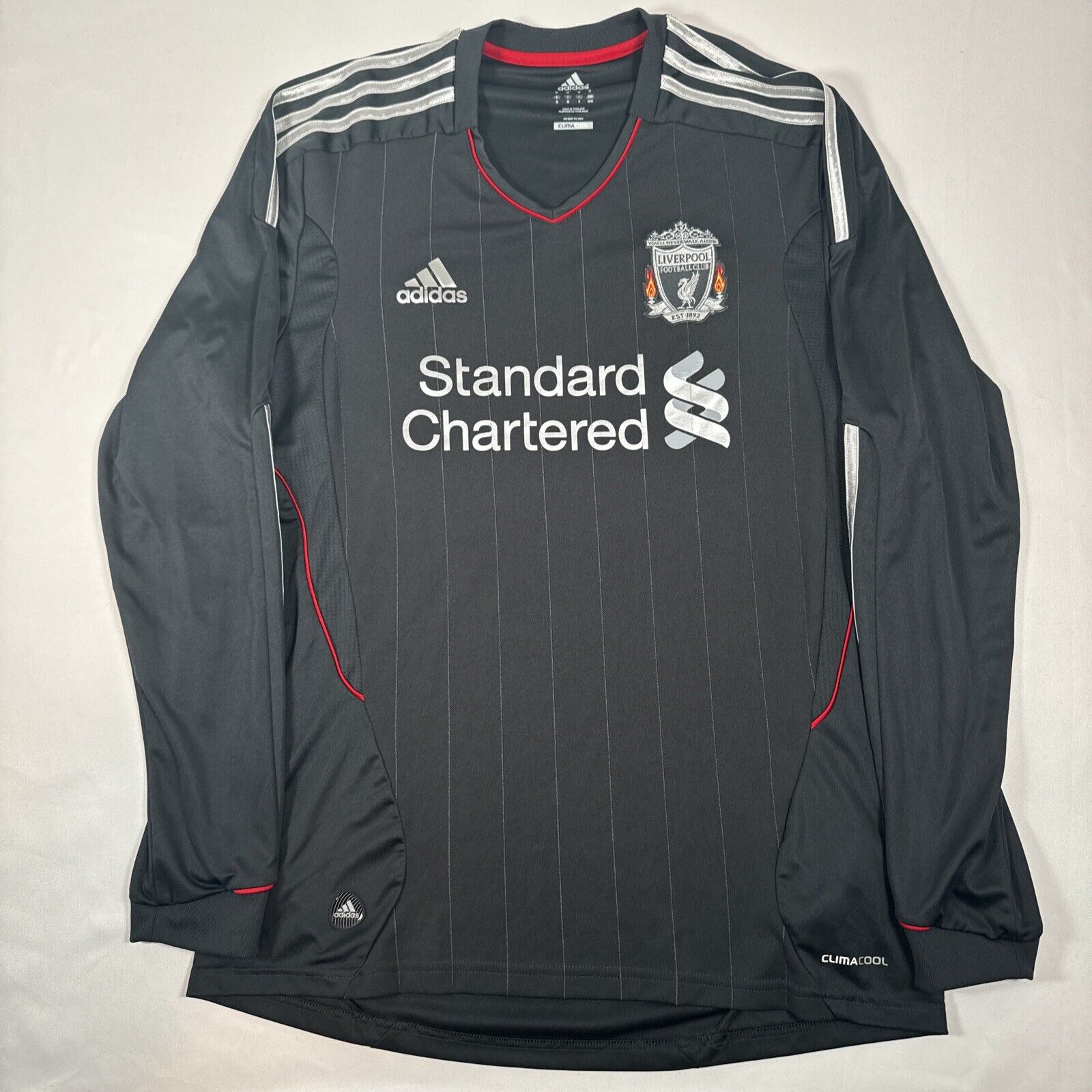 liverpool 2011 2012 away football shirt long sleeve men s medium2