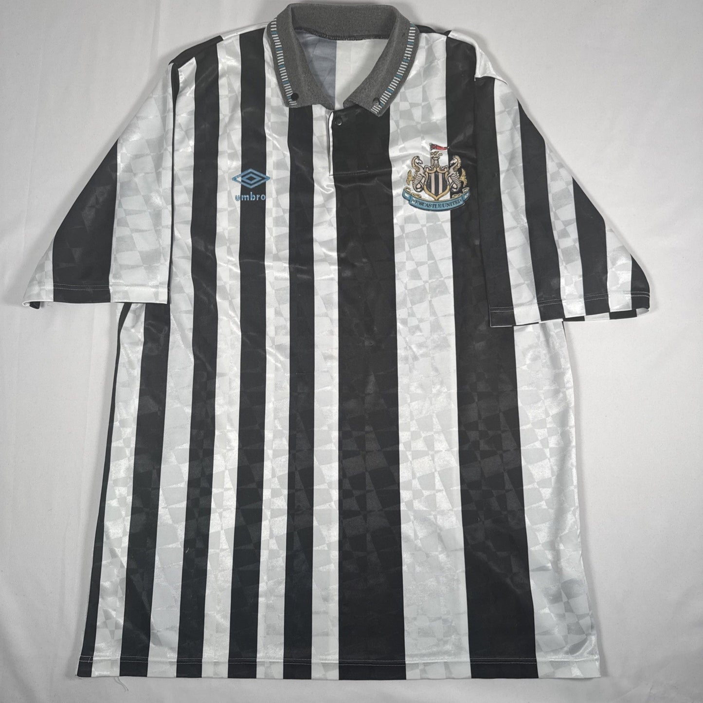 newcastle united 1990 1991 1992 1993 home football shirt men s xl2