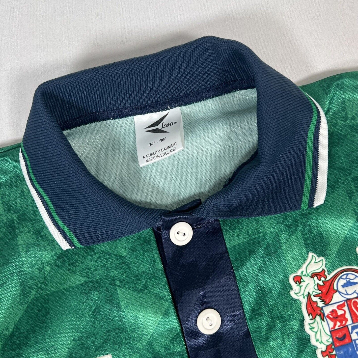 tranmere rovers 1993 1994 away football shirt w badges small 14