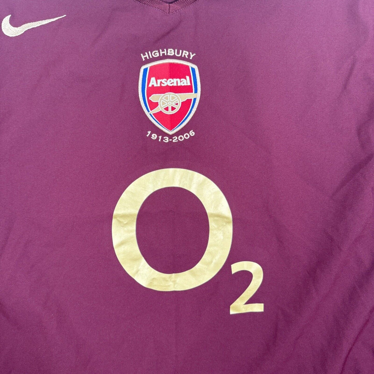 Arsenal 2005/2006 Home Football Shirt Men’s XL - Football Shirt Kingdom