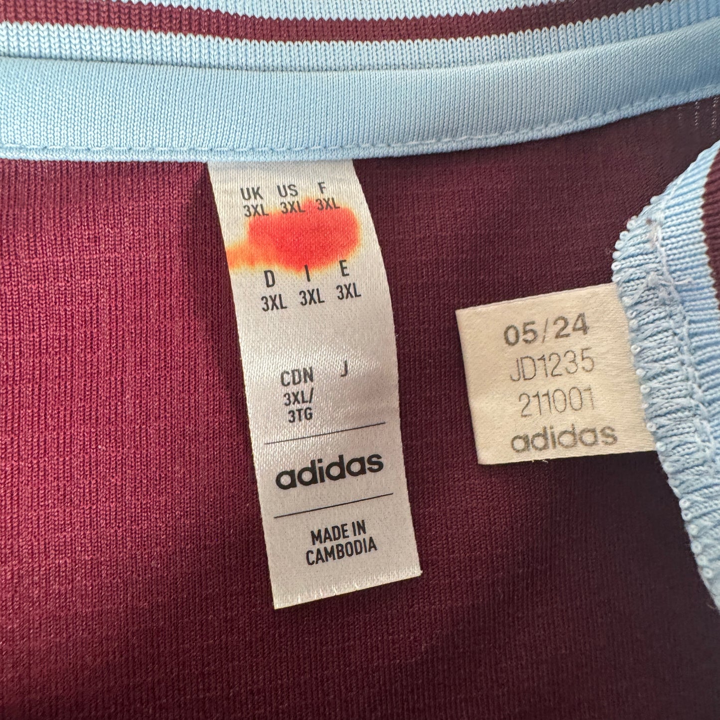 MINGS 5 Aston Villa 2024/2025 Home Football Shirt 3XL XXXL – Football Shirt Kingdom