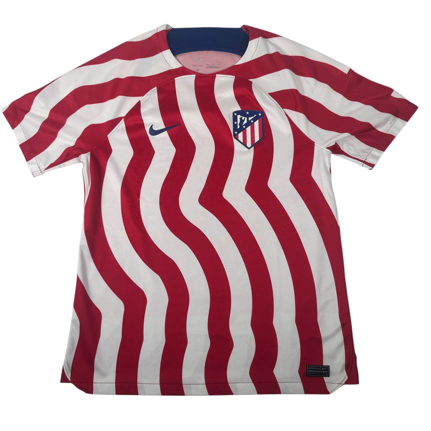 Atletico Madrid 2022/2023 Home Football Shirt Large – Football Shirt Kingdom