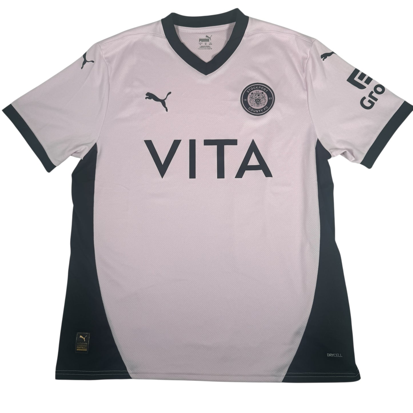 Stockport County 2024/2025 Away Football Shirt XL – Football Shirt Kingdom