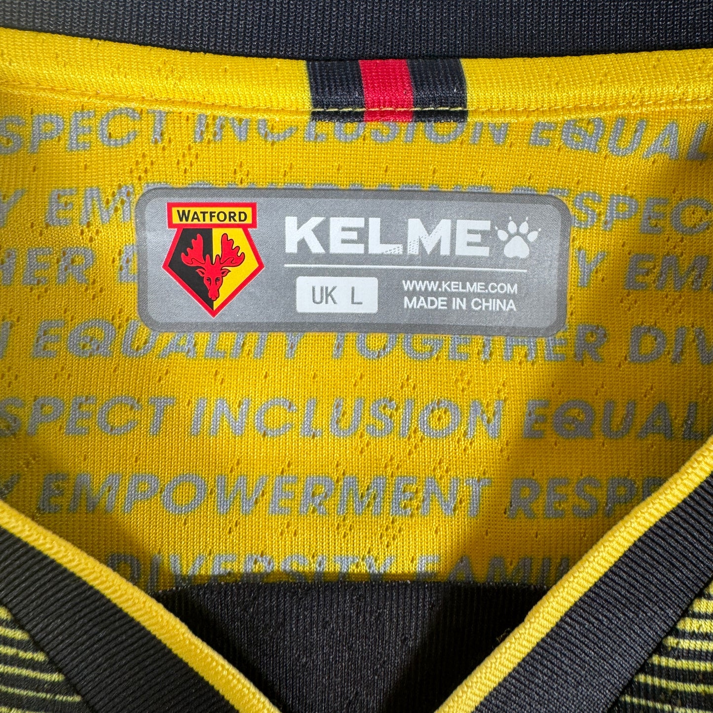 KING 7 Watford 2020/2021 Home Match Spec Poppy Football Shirt Large – Football Shirt Kingdom