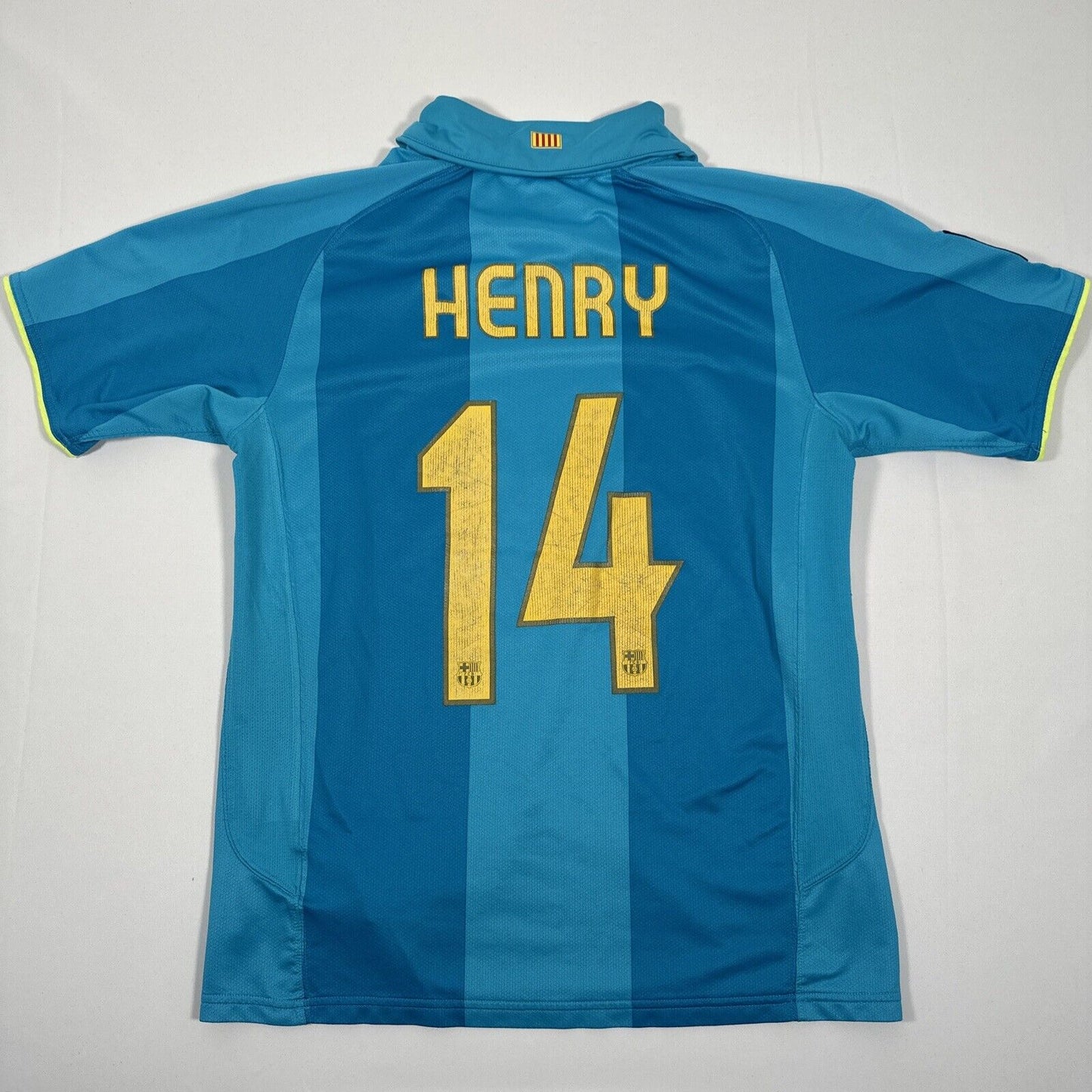 henry 14 barcelona 2007 2008 2009 away third football shirt medium3