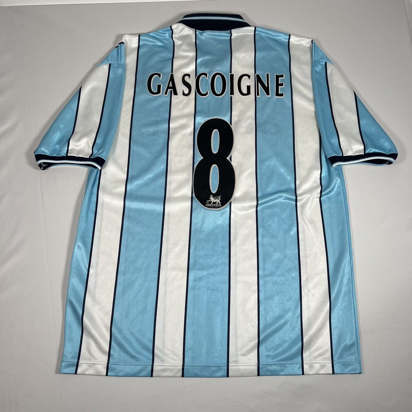 gascoigne 8 middlesbrough 1998 1999 away football shirt xl3