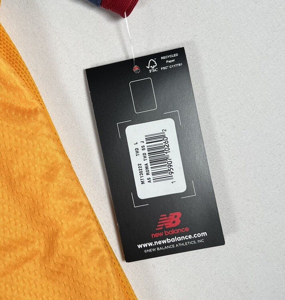 roma 2021 2022 third football shirt men s large bnwt4