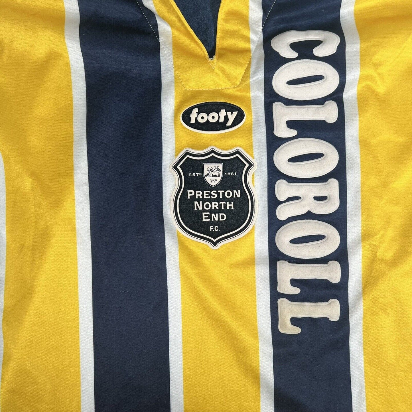 Preston North End 1994/1995 Away Football Shirt Large - Football Shirt Kingdom