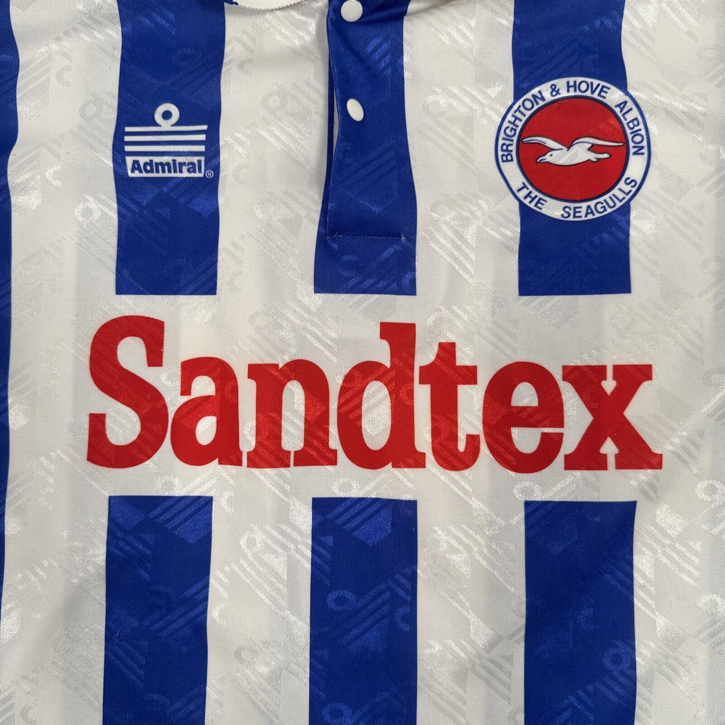 Brighton 1994/1995/1996 Home Football Shirt XL - Football Shirt Kingdom