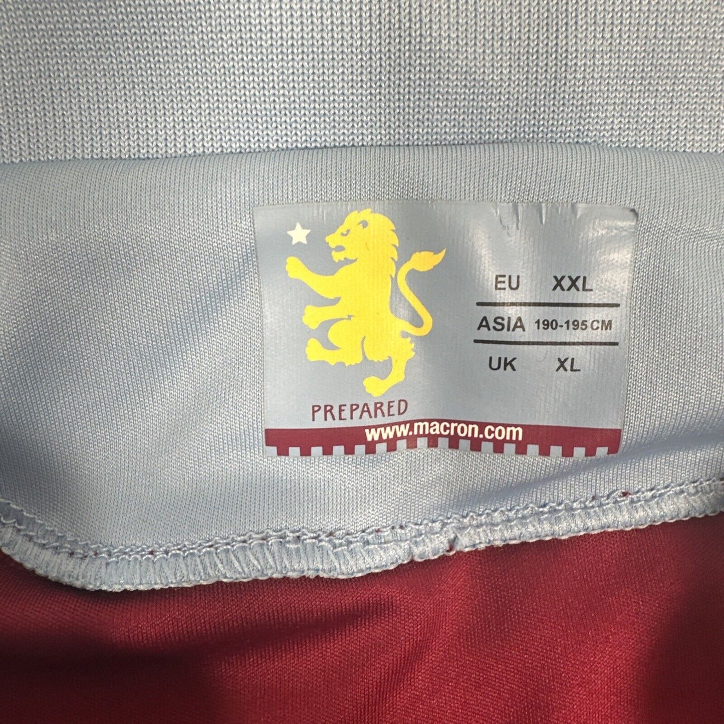 lowton aston villa 2012 2013 home football shirt xl5