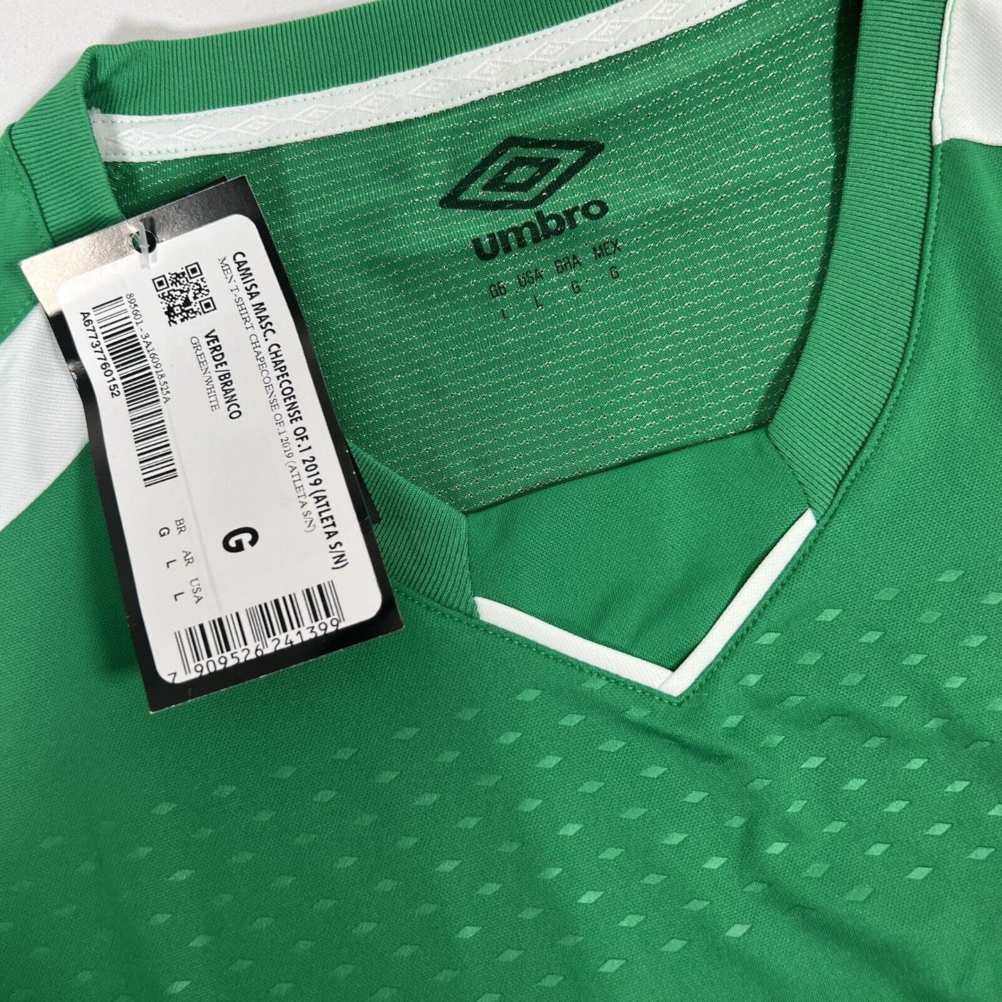 chapecoense 2019 2020 home football shirt large bnwt4