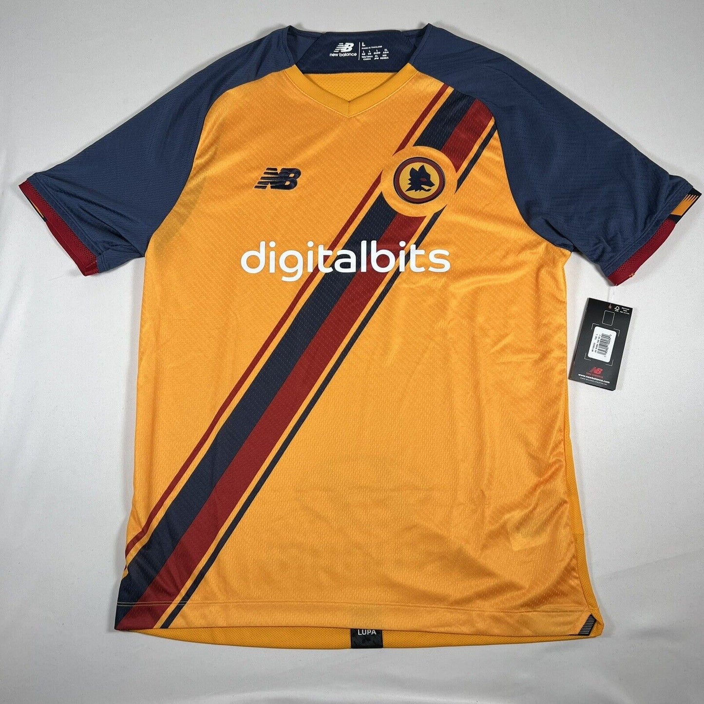roma 2021 2022 third football shirt men s large bnwt2