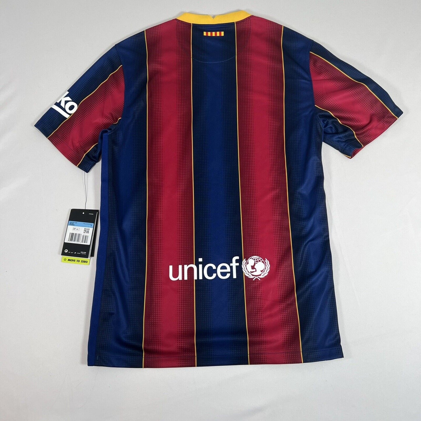 bnwt barcelona 2020 2021 home football shirt medium5