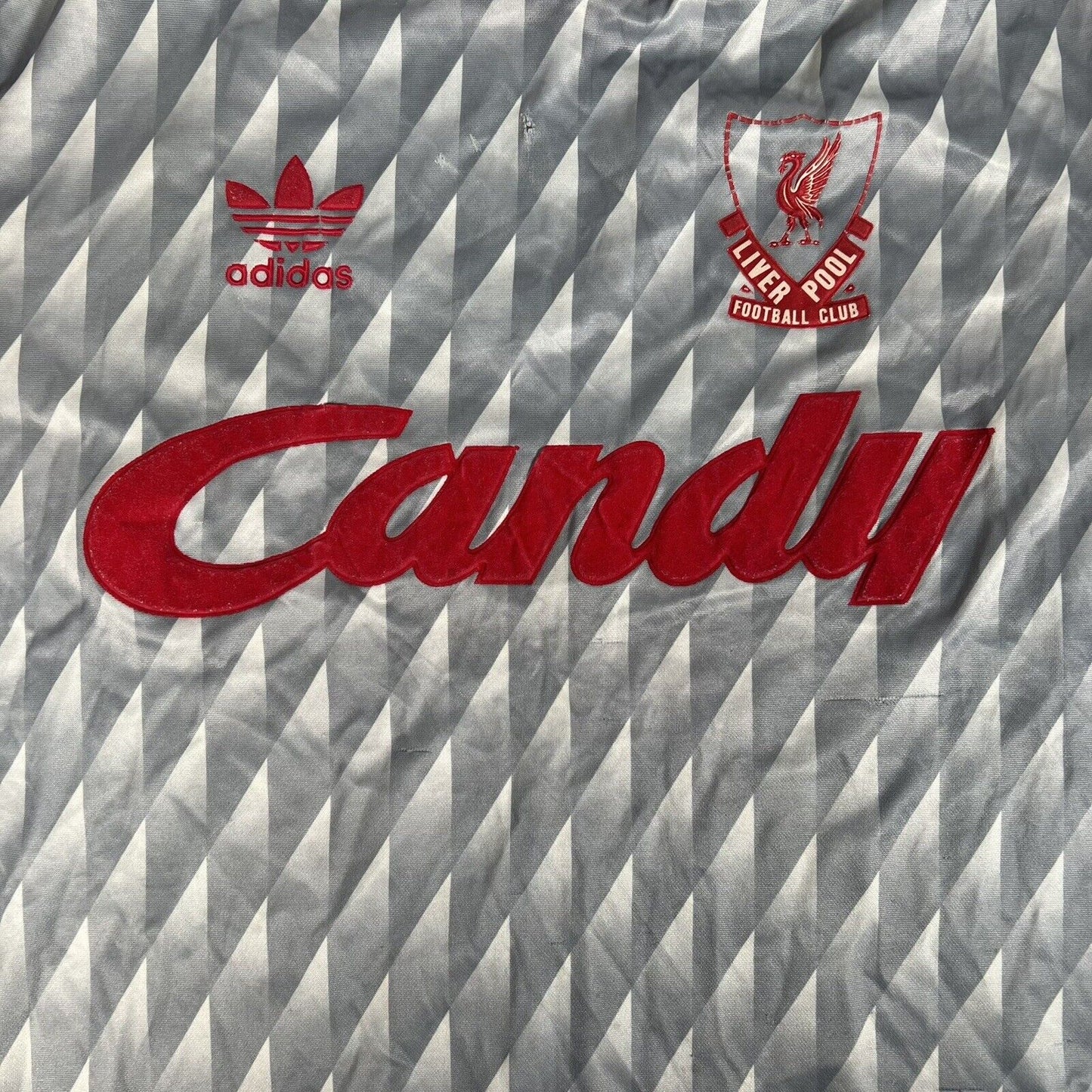 Liverpool 1989/1990/1991 Away Football Shirt Large - Football Shirt Kingdom
