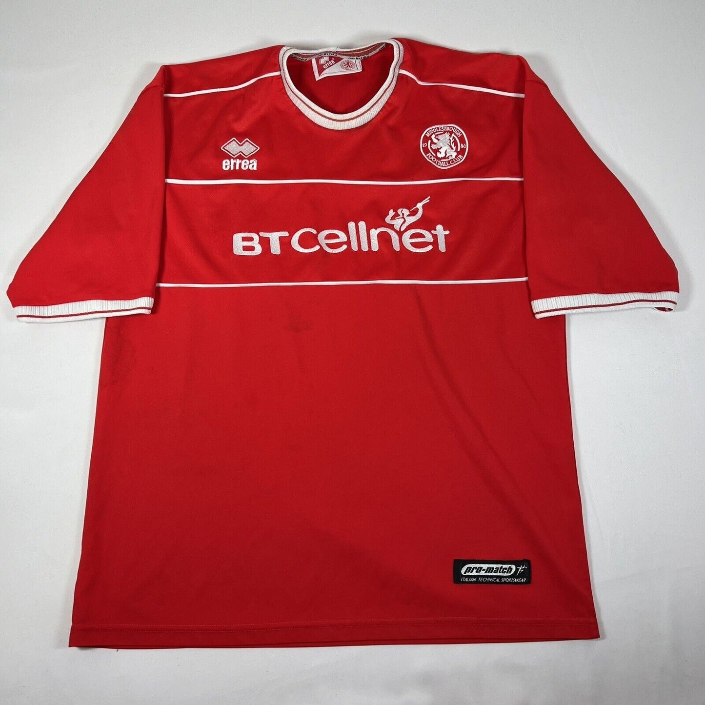 middlesbrough 2001 2002 home football shirt men s large2
