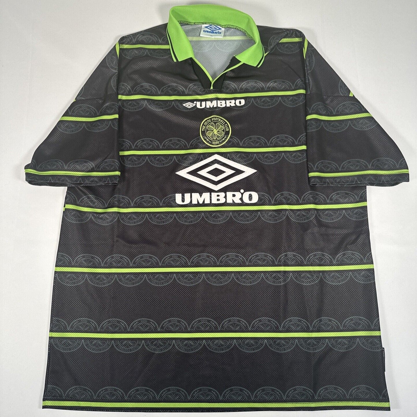 celtic 1998 1999 away football shirt xl2