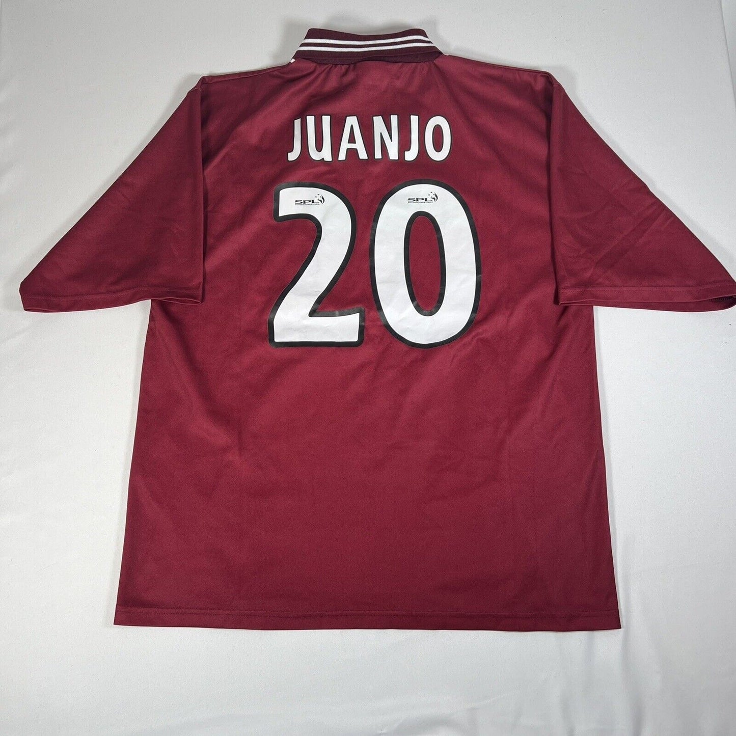 juanjo 20 hearts heart of midlothian 1999 2000 home football shirt large5