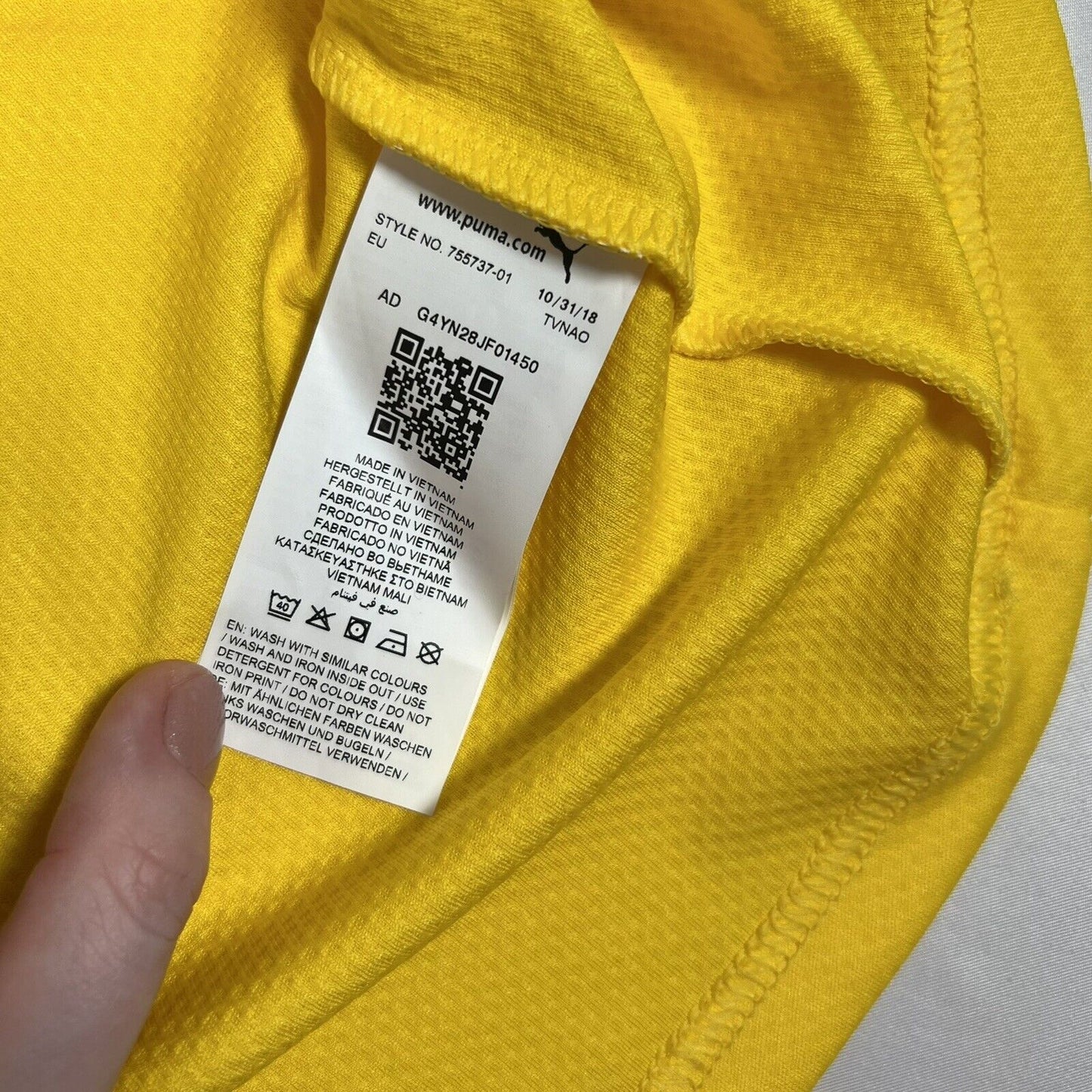 borussia dortmund 2019 2020 home football shirt xxl6