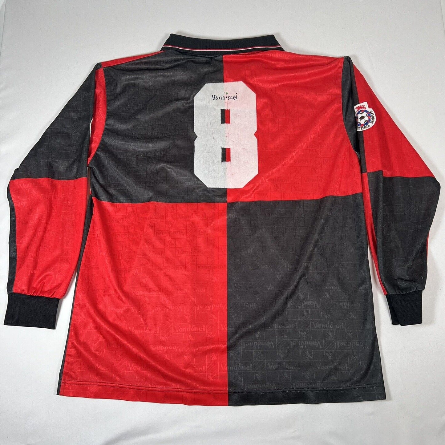 colchester united 1995 1996 away match issue worn football shirt xl5