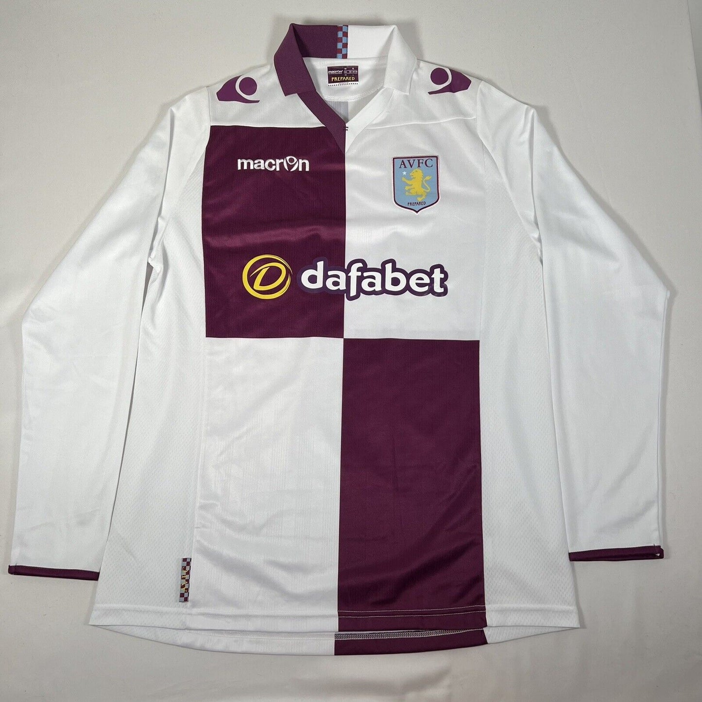 aston villa 2013 2014 away football shirt long sleeve large2