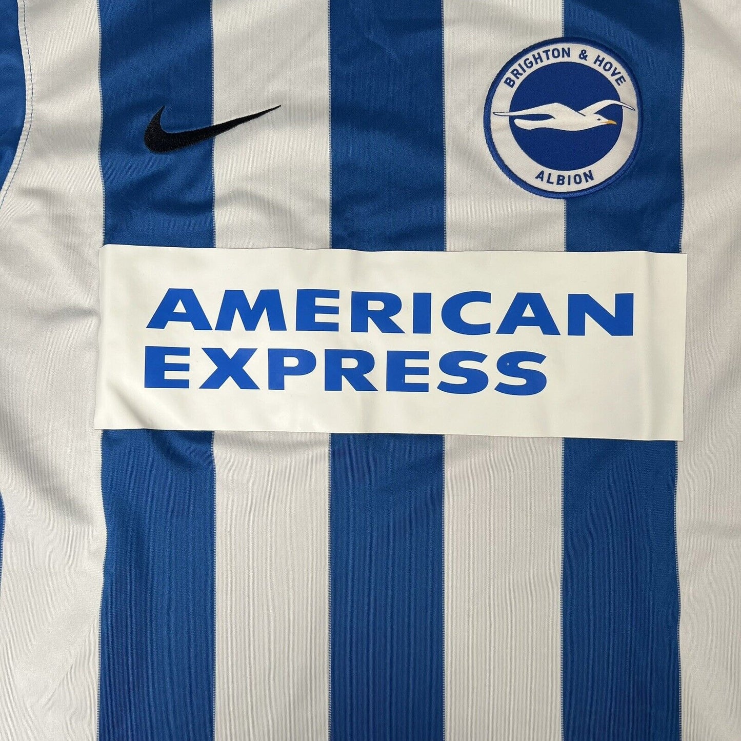 Brighton And Hove Albion 2014/2015/2016 Home Football Shirt Medium - Football Shirt Kingdom