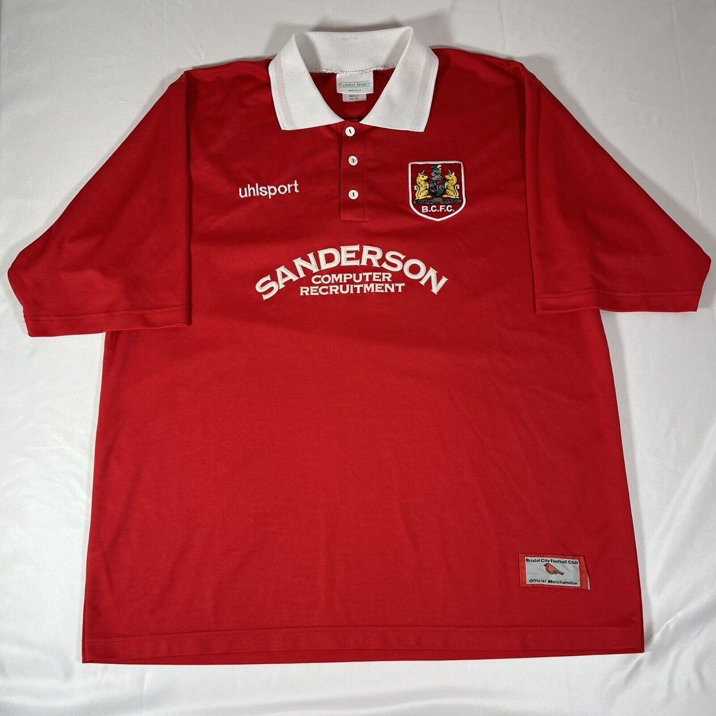 bristol city 1998 1999 home football shirt xxl2