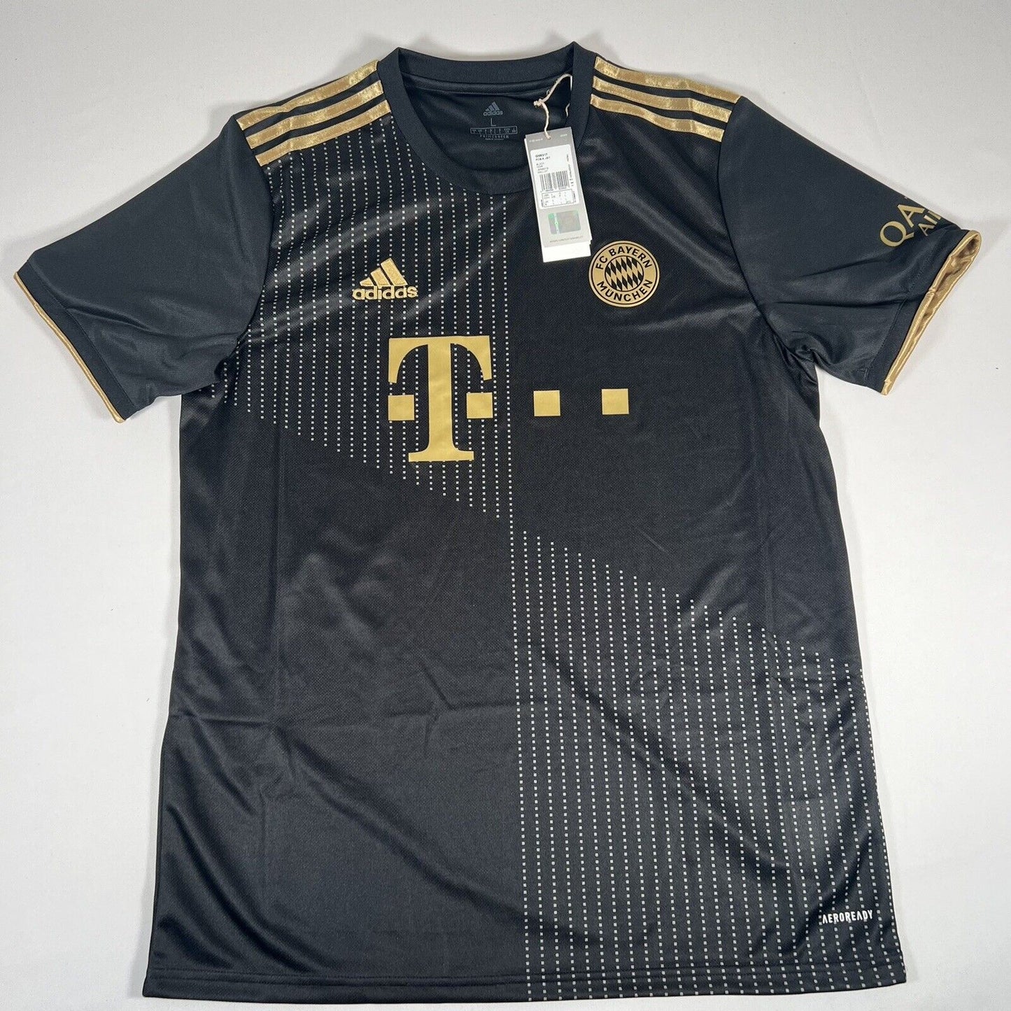 bayern munich 2021 2022 away football shirt large bnwt3