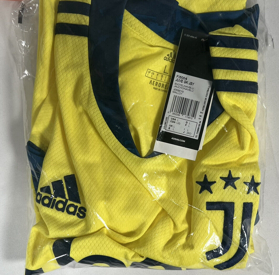 Juventus 2020/2021 Goalkeeper Football Shirt Large BNWT BNIB - Football Shirt Kingdom