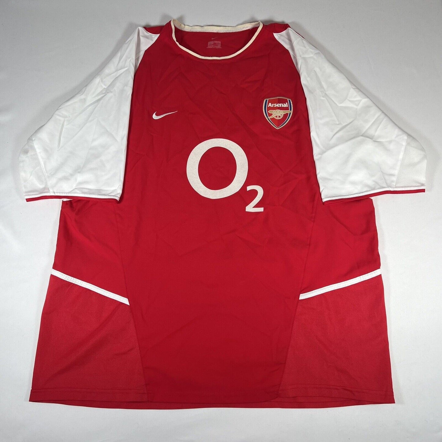 arsenal 2002 2003 2004 home football shirt men s xxl 2xl2