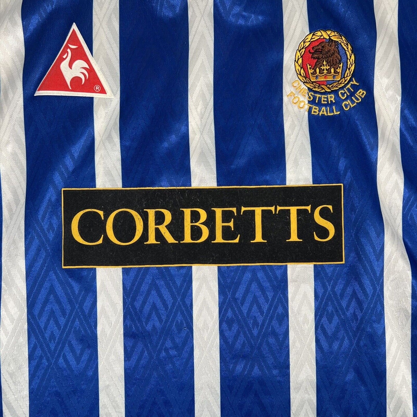 Chester City 1995/1996 Home Football Shirt Large - Football Shirt Kingdom