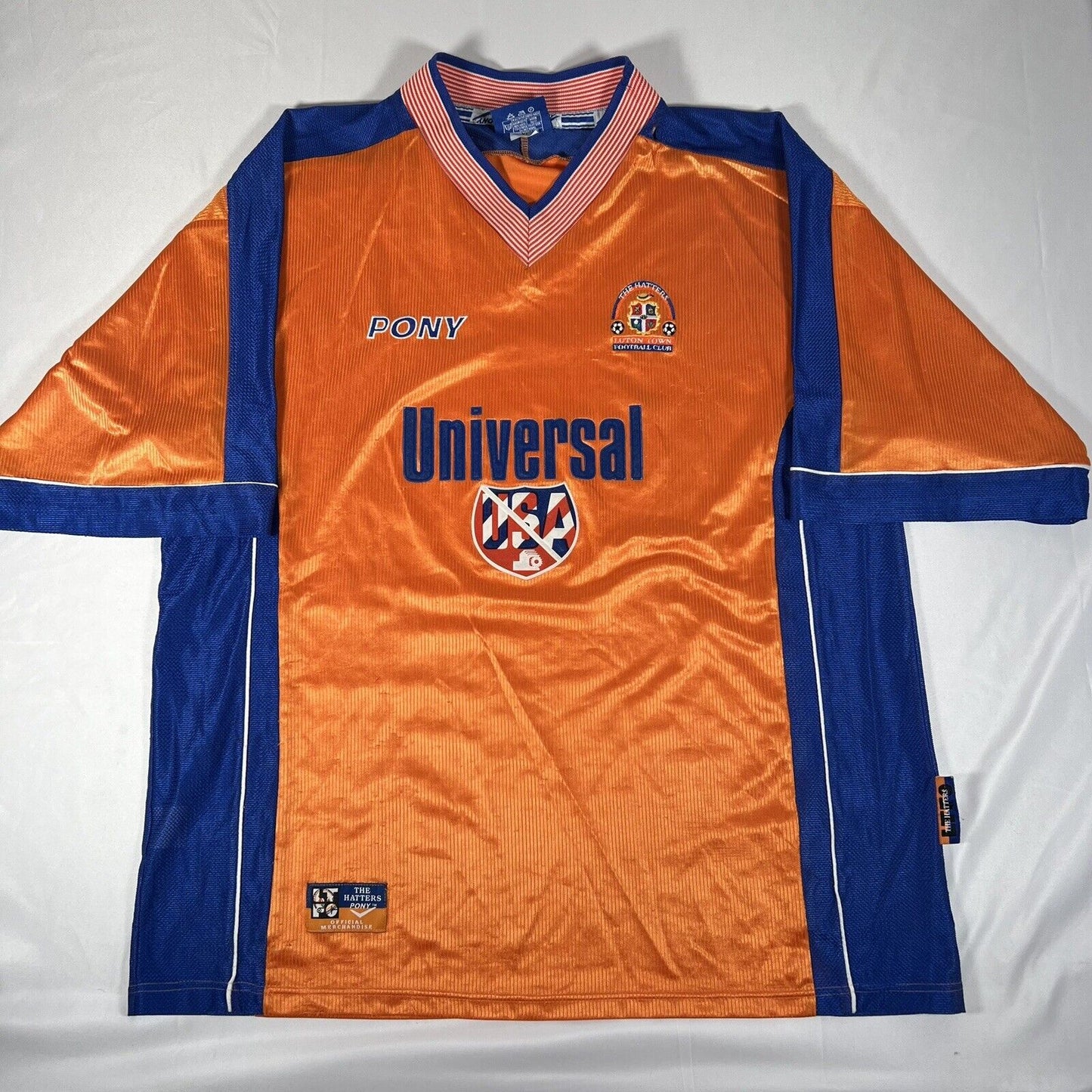 luton town 1997 1998 1999 away football shirt men s xl2