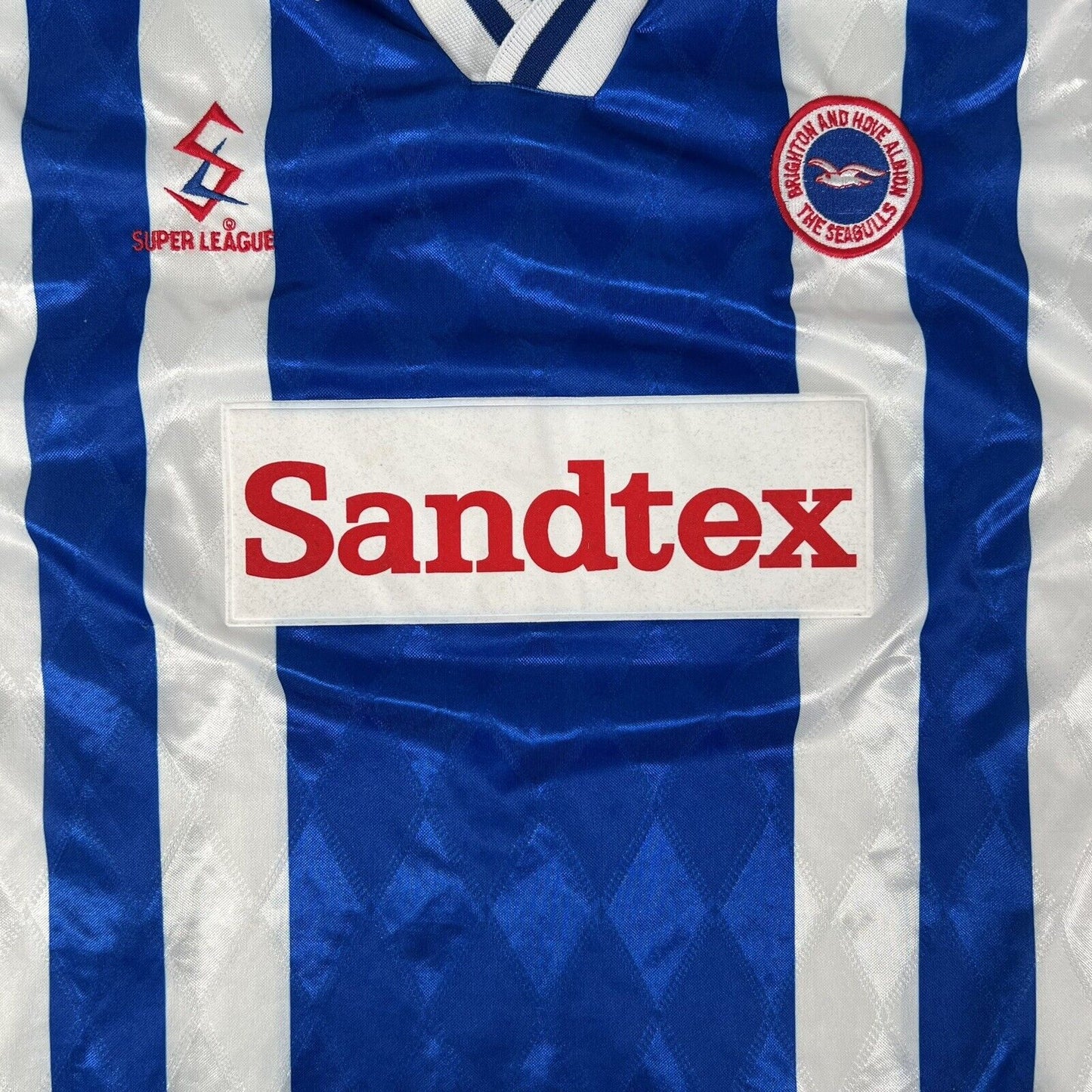 Brighton 1997/1998/1999 Home Football Shirt Medium - Football Shirt Kingdom