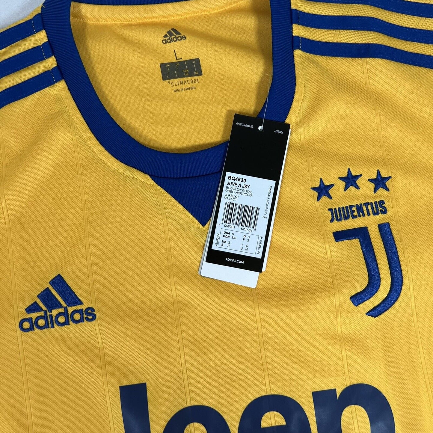 bnwt juventus 2018 2019 away football shirt men s large2