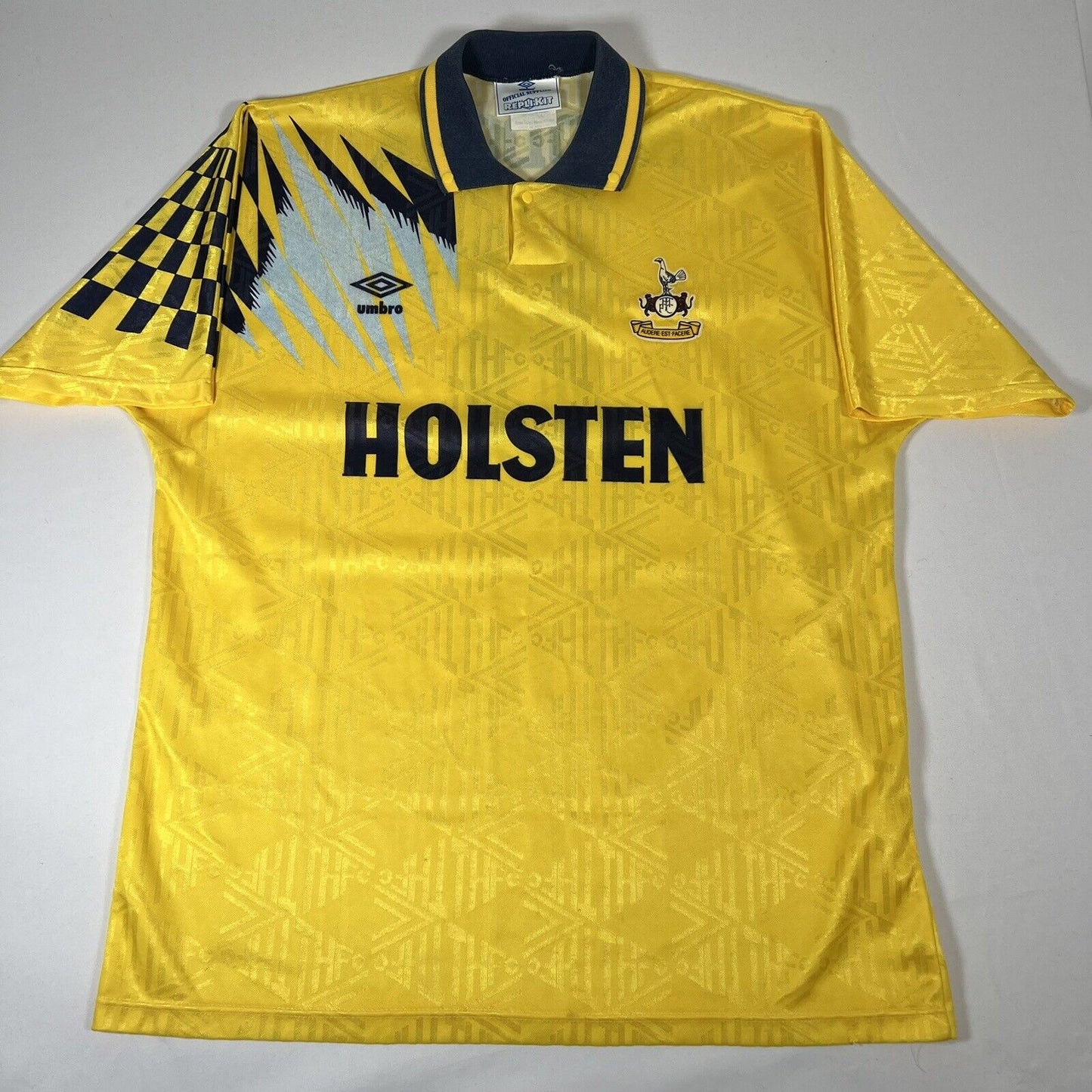 ruddock 6 tottenham 1991 1992 1993 1994 signed away football shirt xl4