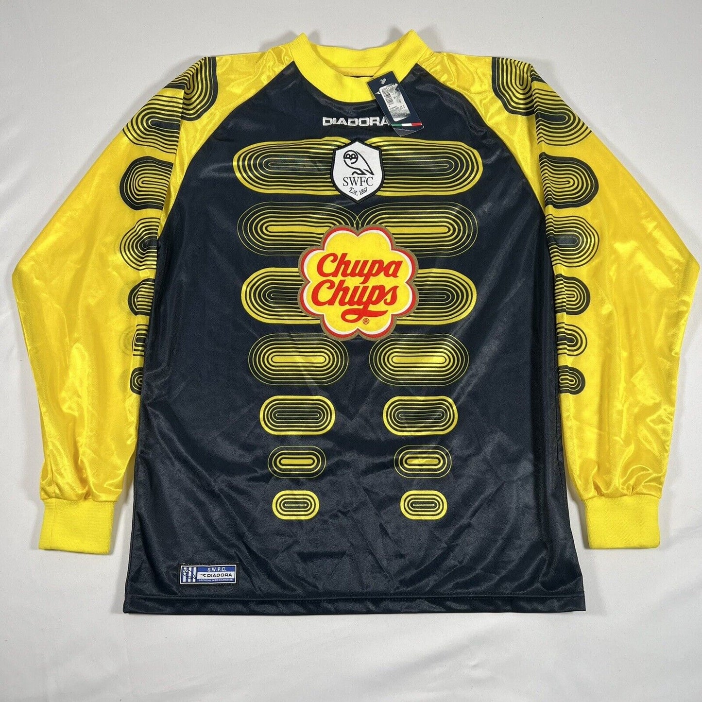 bnwt sheffield wednesday 2001 2002 2003 goalkeeper football shirt small3