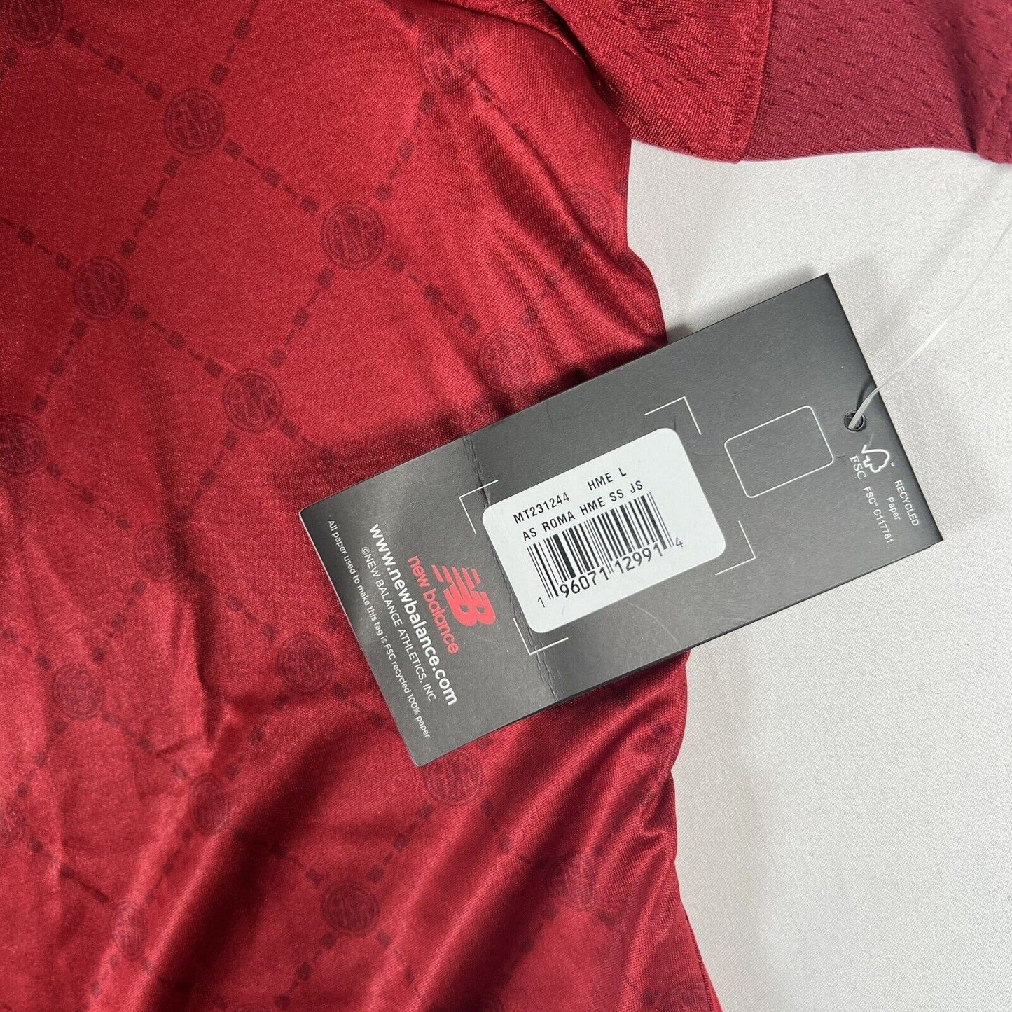 roma 2022 2023 home football shirt bnwt large3