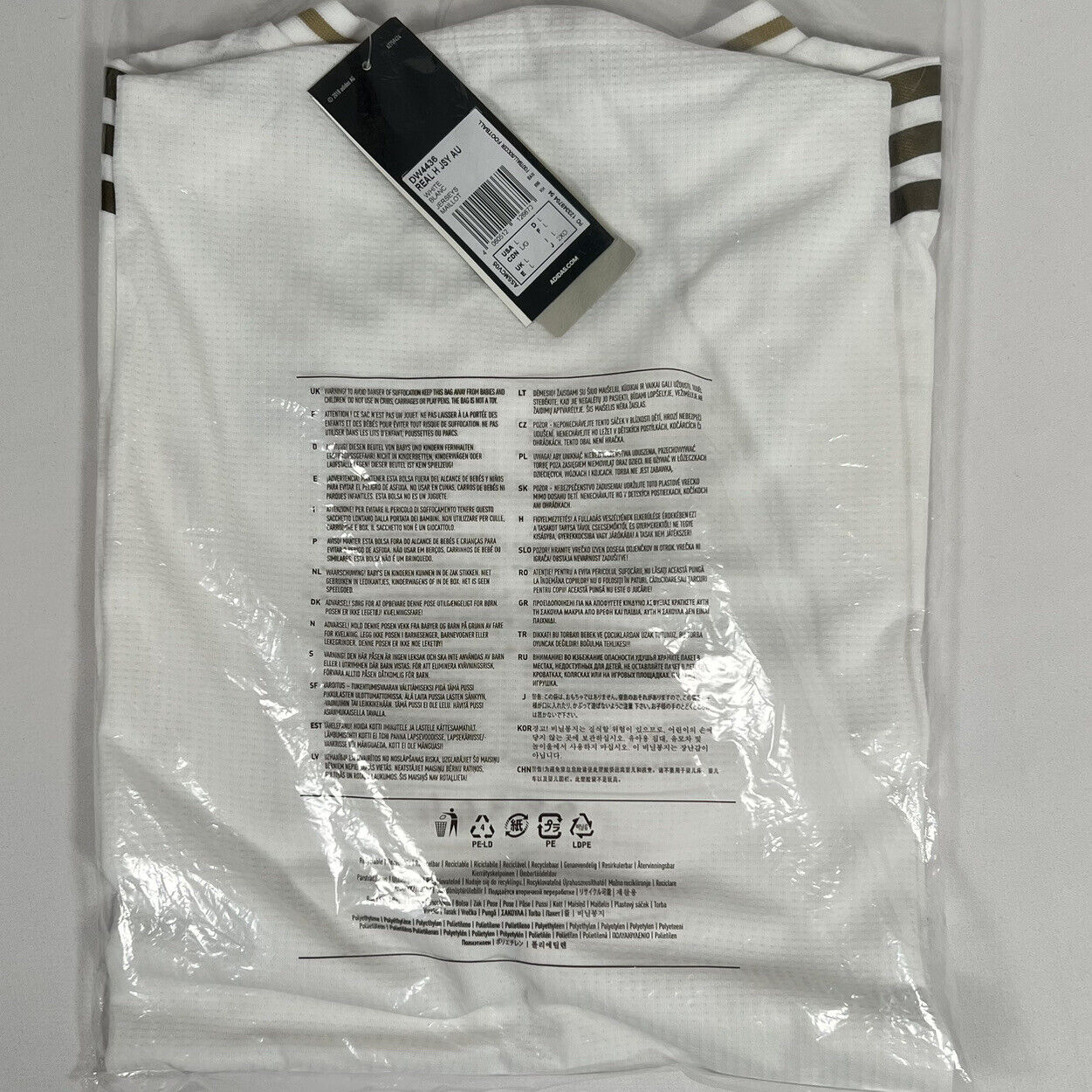 bnwt real madrid 2019 2020 home football shirt player spec large3