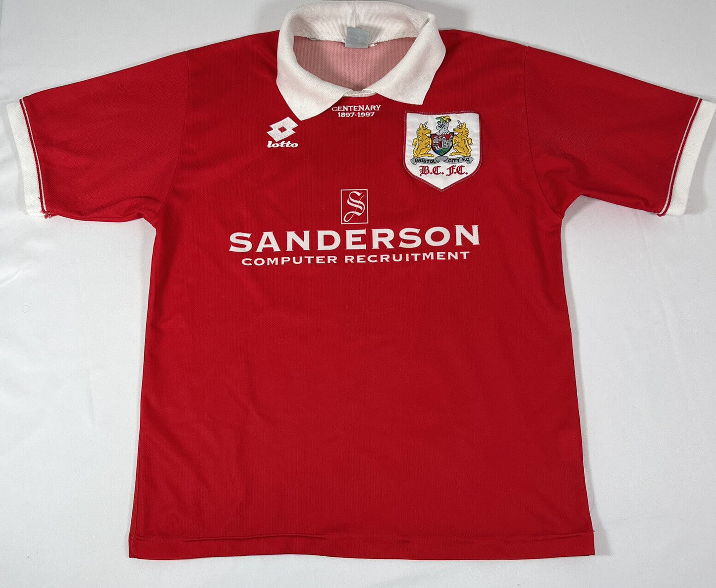 bristol city 1996 1997 centenary home football shirt medium2