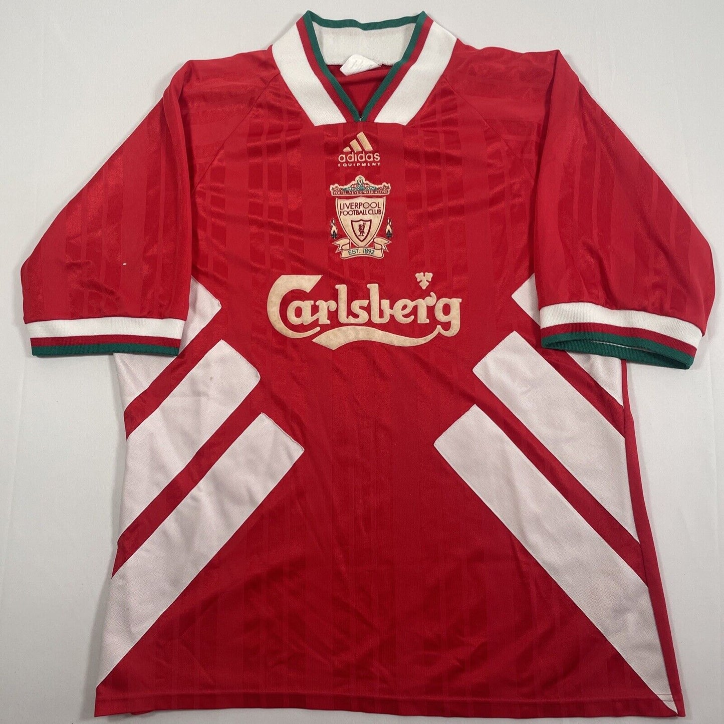 liverpool 1993 1994 1995 home football shirt men s large2