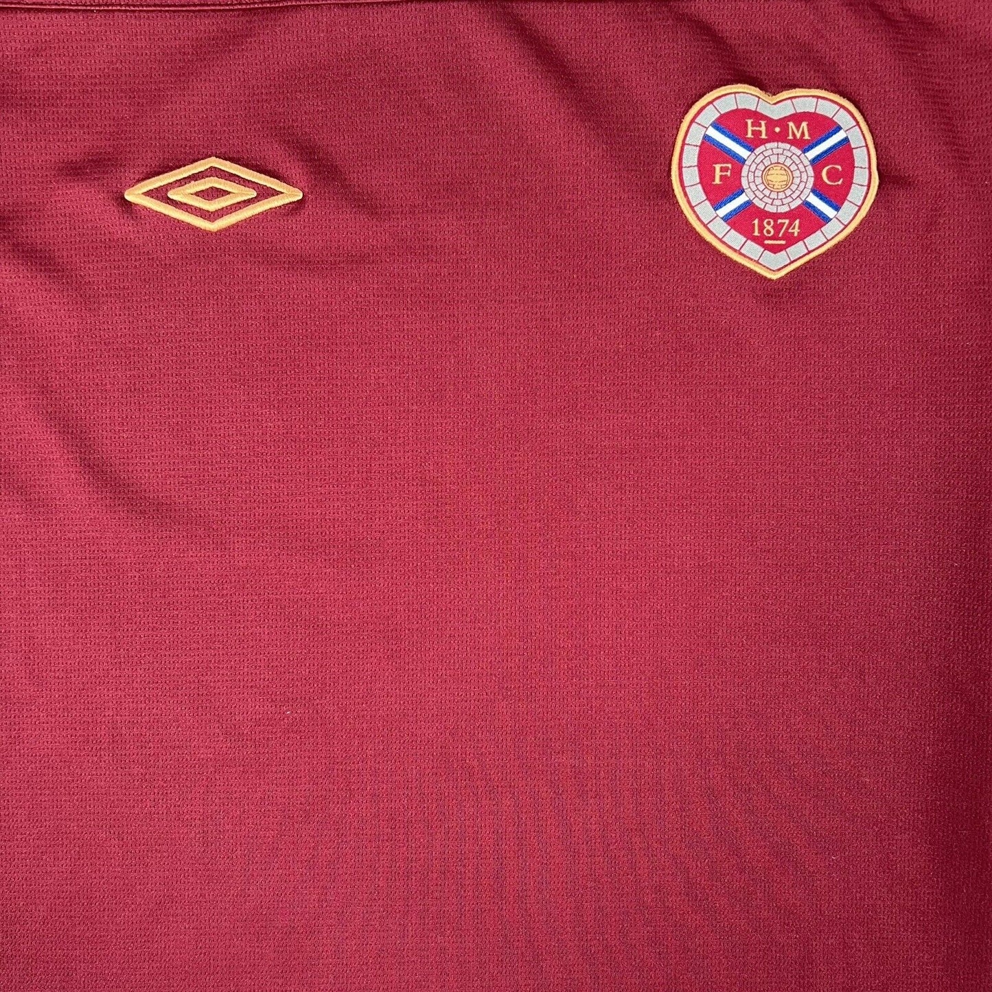 Heart of Midlothian Hearts 2022/2023 Home Football Shirt Medium - Football Shirt Kingdom