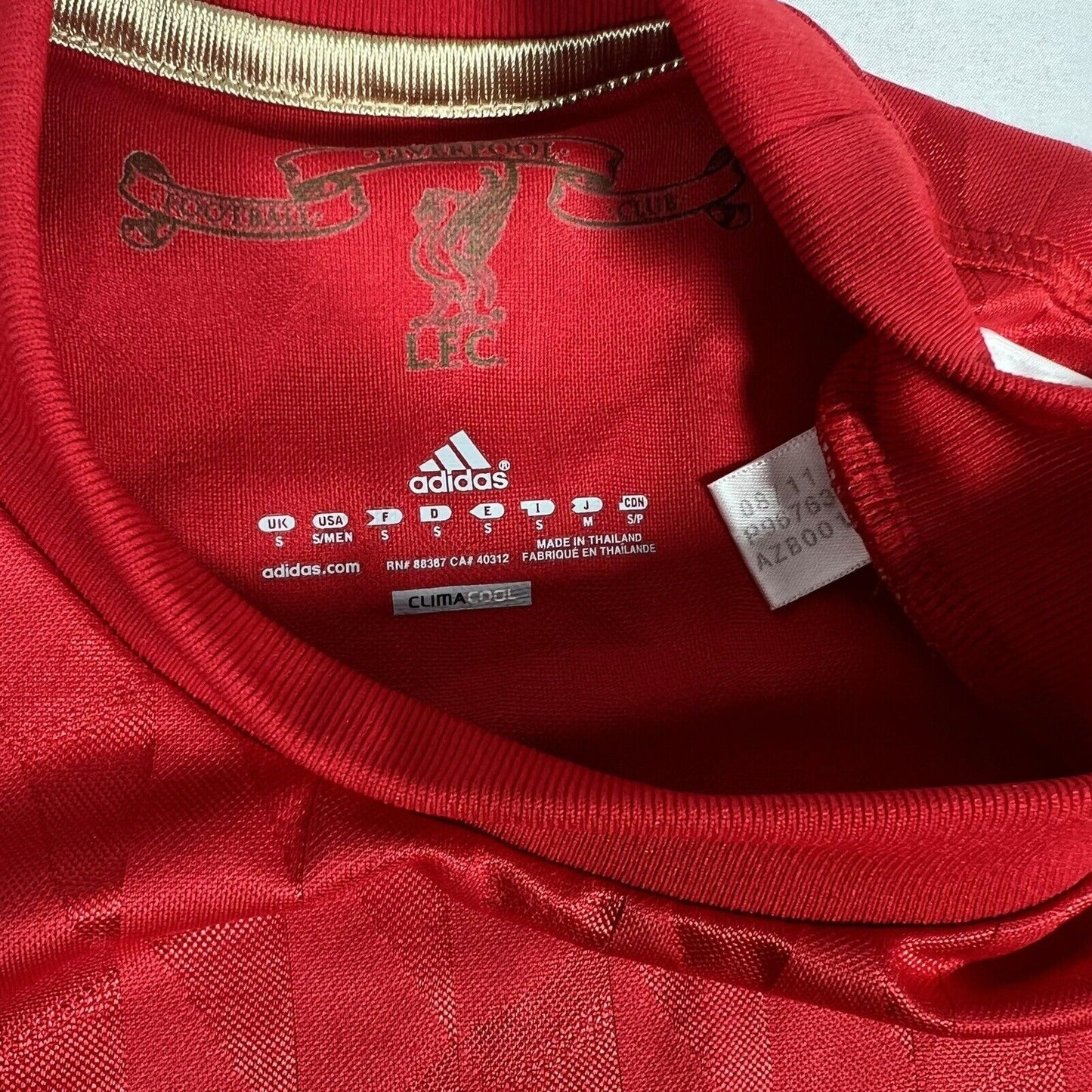 liverpool 2011 2012 home football shirt small4