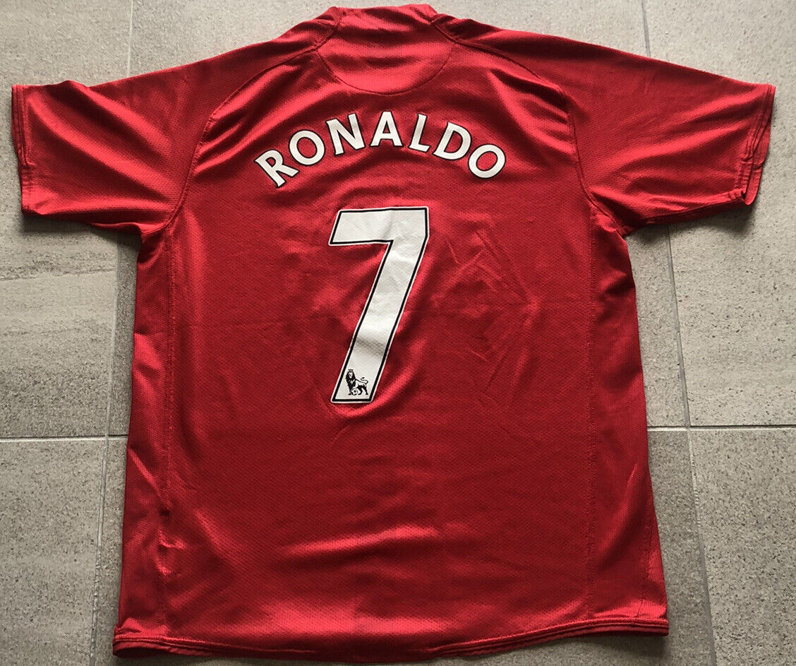 ronaldo manchester united 2007 2008 2009 home football shirt large6