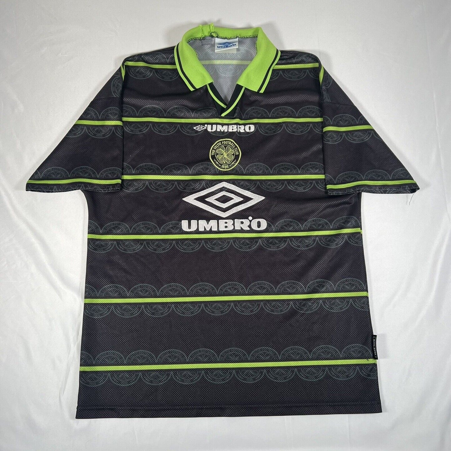 celtic 1998 1999 away football shirt men s large xl2