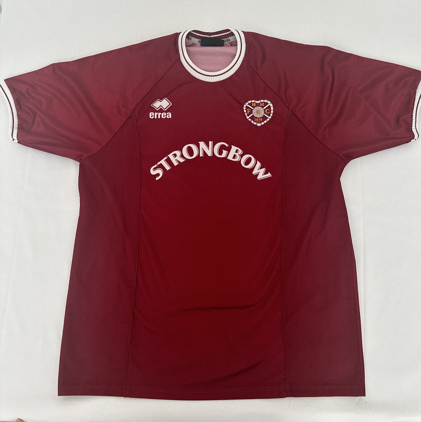 heart of midlothian hearts 2000 2001 home football shirt xxl2