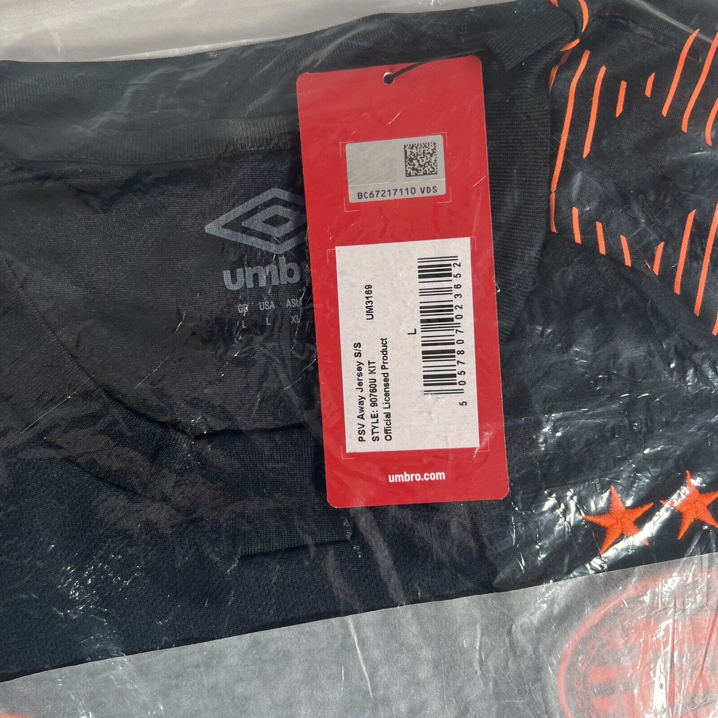 psv 2019 2020 away football shirt men s large bnwt bnib2