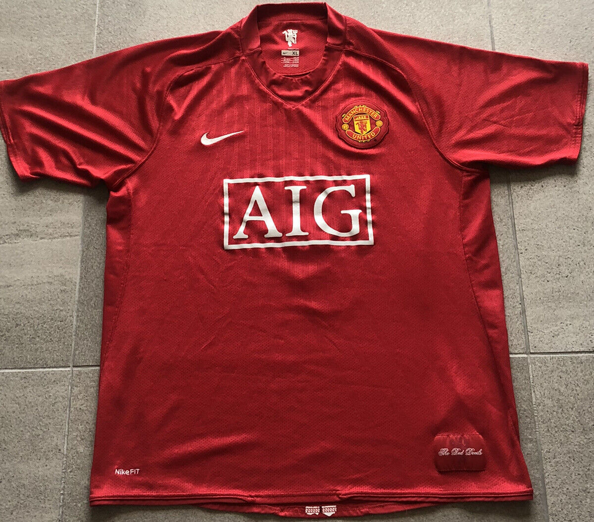 ronaldo manchester united 2007 2008 2009 home football shirt large7