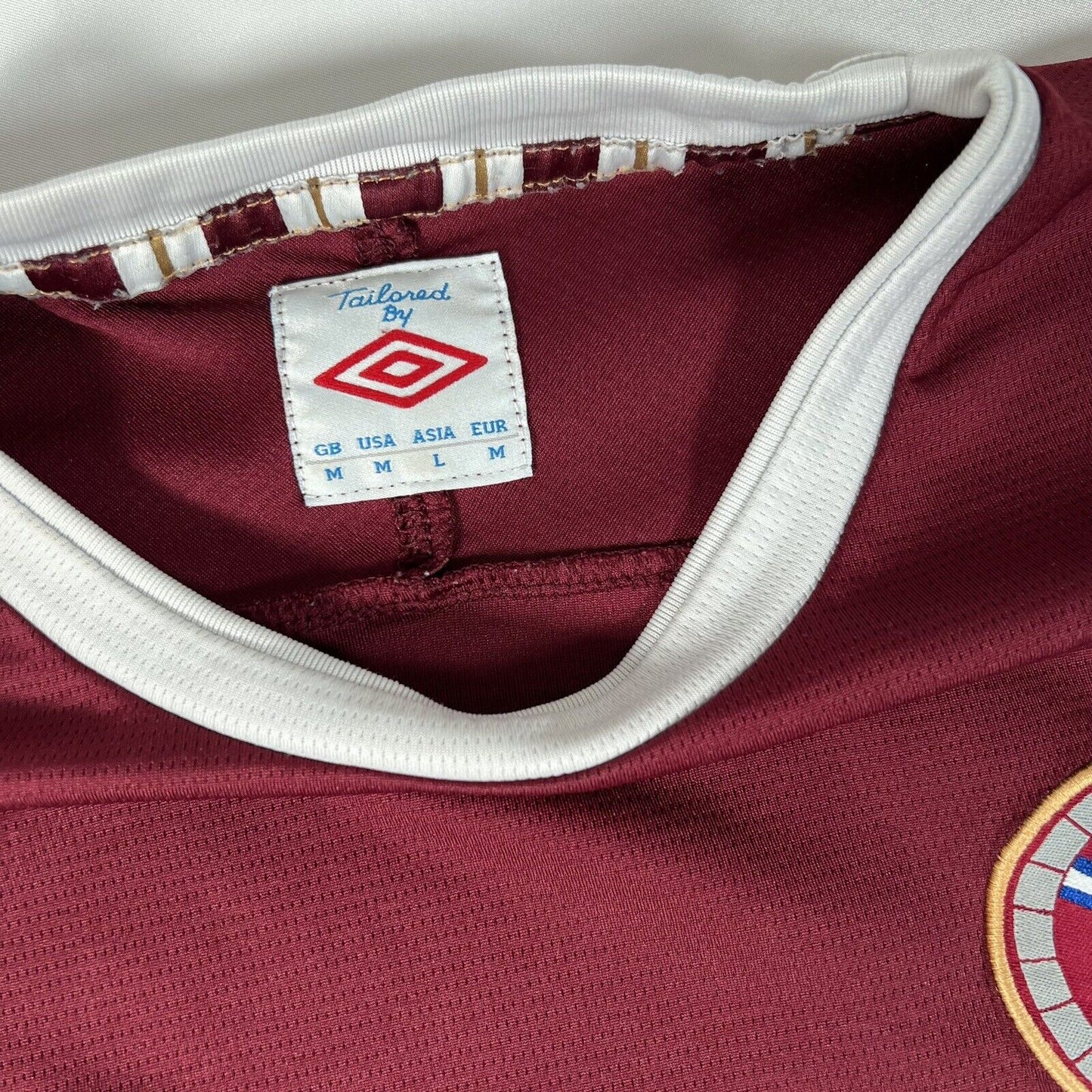 Heart of Midlothian Hearts 2022/2023 Home Football Shirt Medium - Football Shirt Kingdom