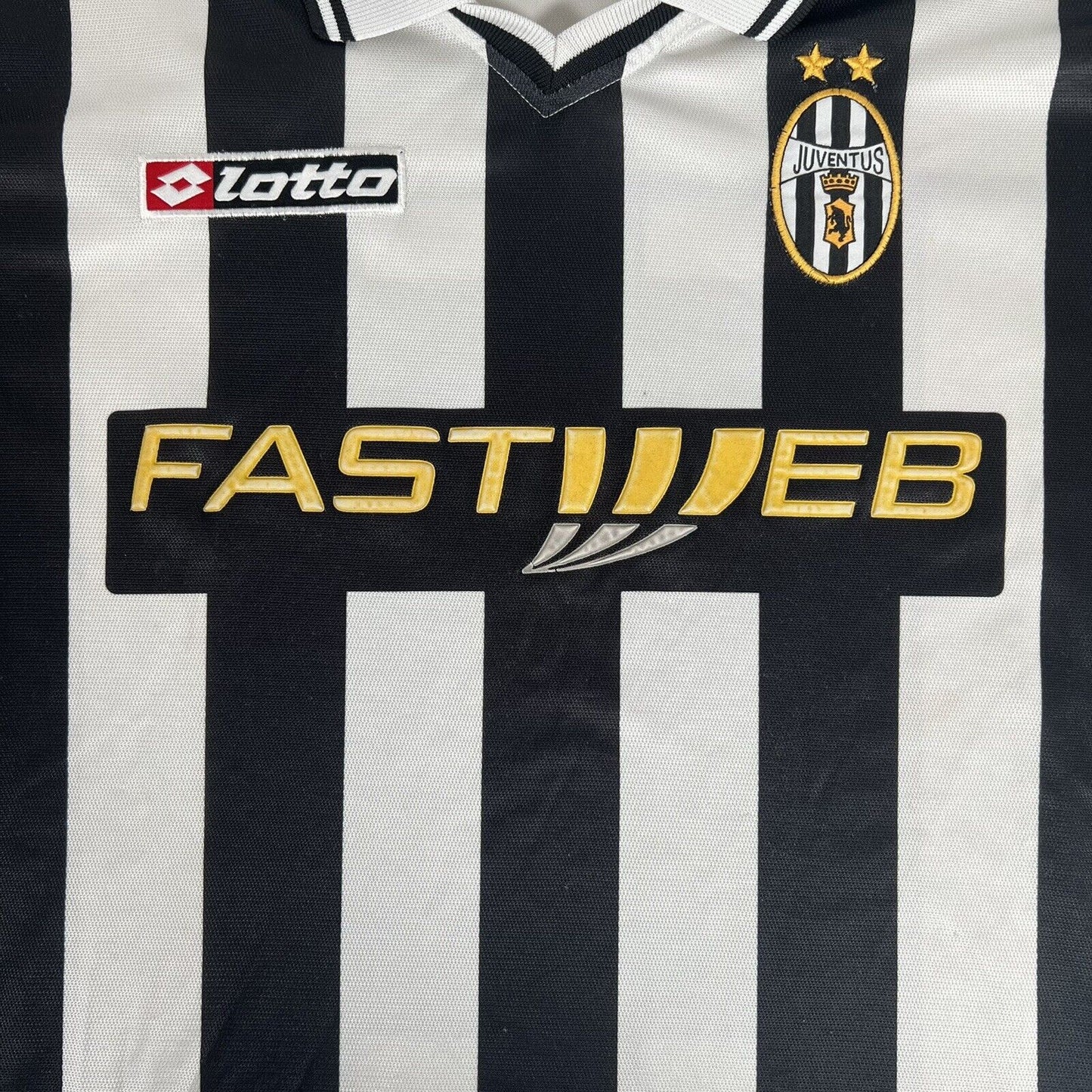 Juventus 2001/2002 Home Football Shirt Large - Football Shirt Kingdom